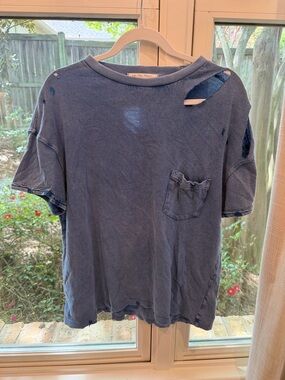 Free People “We The Free” Distressed T-Shirt